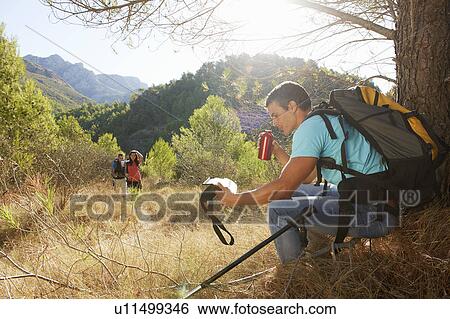 Hiking View Large Photo Image Stock Photograph - Hiking. Fotosearch