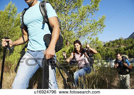 Stock Photograph - Hiking. Fotosearch