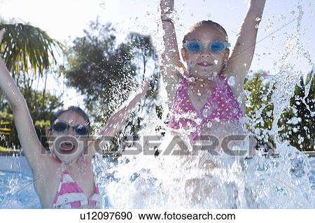Stock Image - Kids on holiday. Fotosearch