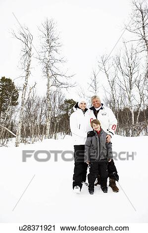 Stock Image - Male 3 generations. Fotosearch