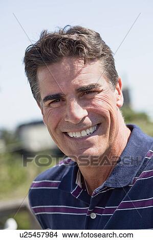 Picture - Man smiling. Fotosearch