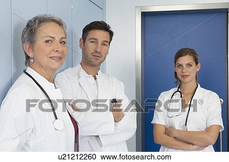 Medical team, smiling in camera View Large Photo Image Stock Image - Medical team, smiling in camera. Fotosearch