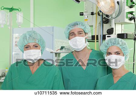 Medical team with operation masks View Large Photo Image Stock Photography - Medical team with operation masks. Fotosearch
