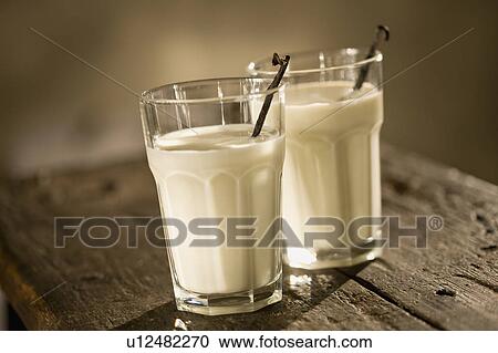 Milk and vanilla View Large Photo Image Stock Image - Milk and vanilla. Fotosearch