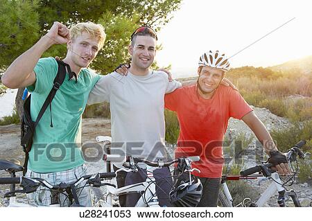 Stock Image - Mountain Biking. Fotosearch