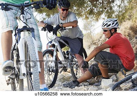 Stock Photo - Mountain Biking. Fotosearch