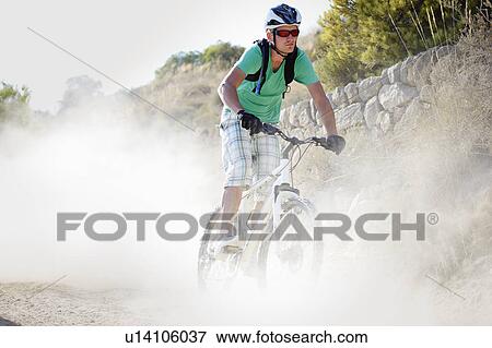Mountain Biking View Large Photo Image Stock Photo - Mountain Biking. Fotosearch