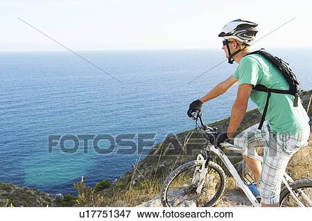 Stock Photo - Mountain Biking. Fotosearch