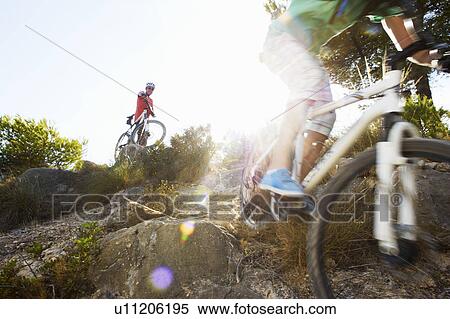 Stock Photography - Mountain Biking. Fotosearch