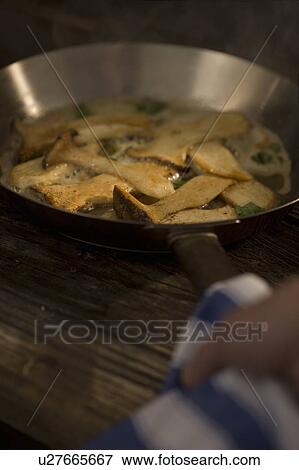 Mushroom ravioli View Large Photo Image Stock Photo - Mushroom ravioli. Fotosearch