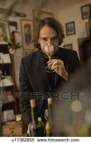 Stock Photography - Olive oil salesperson. Fotosearch