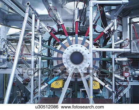 Stock Photograph - Part of particle accelerator. Fotosearch