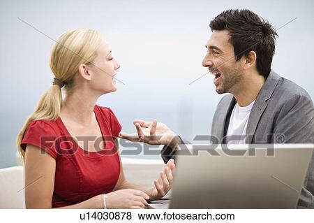People talking View Large Photo Image Stock Photo - People talking. Fotosearch