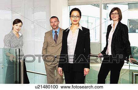 Portrait of business team View Large Photo Image Stock Image - Portrait of business team. Fotosearch