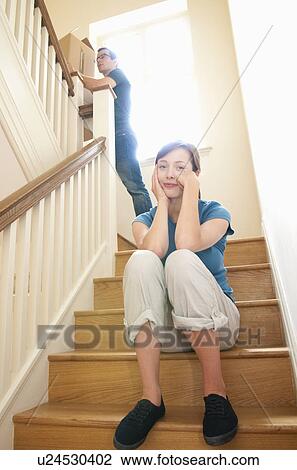 Portrait of women on house moving day View Large Photo Image Stock Image - Portrait of women on house moving day. Fotosearch