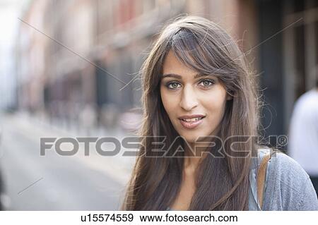 Portrait of young female View Large Photo Image Stock Photo - Portrait of young female. Fotosearch