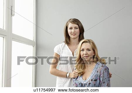 Pride daughter with her mother View Large Photo Image Stock Photo - Pride daughter with her mother. Fotosearch