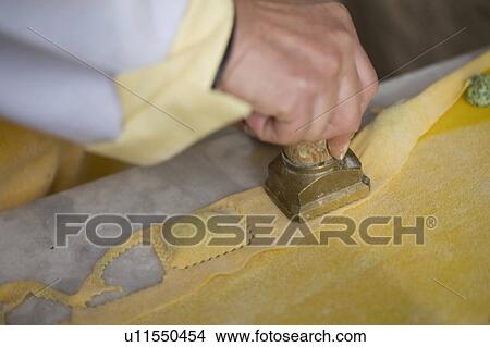 Picture - Production of ravioli. Fotosearch