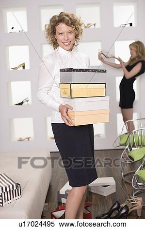Sales assistant View Large Photo Image Stock Photography - Sales assistant. Fotosearch