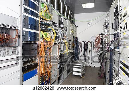 Stock Photo - Server room. Fotosearch