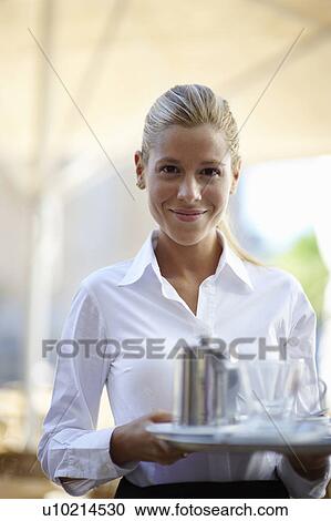 Stock Image - Small Town Cafe. Fotosearch