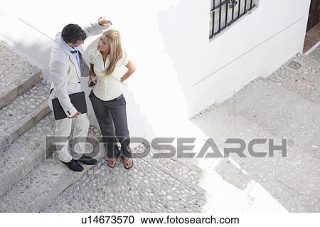 Stock Image - Small Town Tourism. Fotosearch