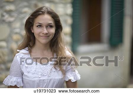 Smiling girl View Large Photo Image Stock Image - Smiling girl. Fotosearch