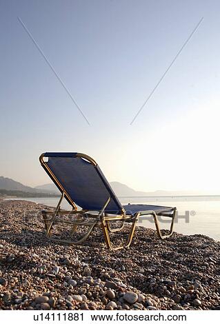 Sunlounger by sea View Large Photo Image Stock Image - Sunlounger by sea. Fotosearch