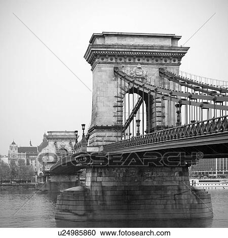 Szechenyi Chain Bridge View Large Photo Image Stock Image - Szechenyi Chain Bridge. Fotosearch