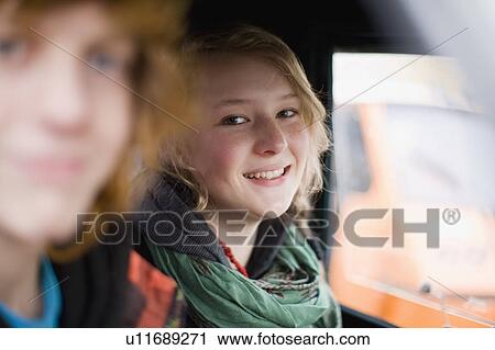 Stock Image - Teenage couple. Fotosearch