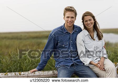 Stock Image - Waiting at side of road. Fotosearch