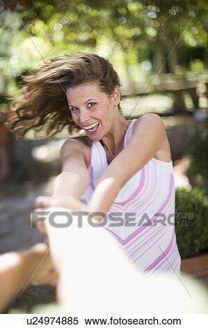 Woman having fun View Large Photo Image Stock Photography - Woman having fun. Fotosearch