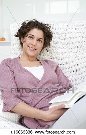 Woman reading View Large Photo Image Stock Photograph - Woman reading. Fotosearch