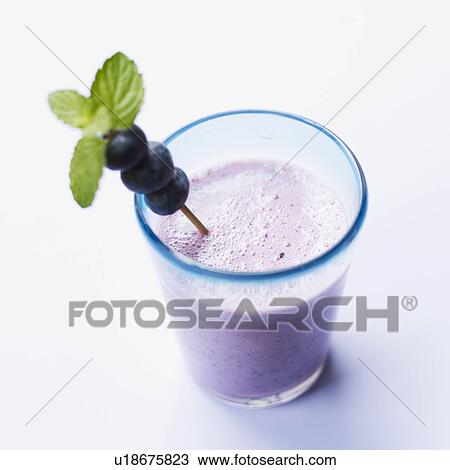 Blueberry shake View Large Photo Image Stock Image - Blueberry shake. Fotosearch