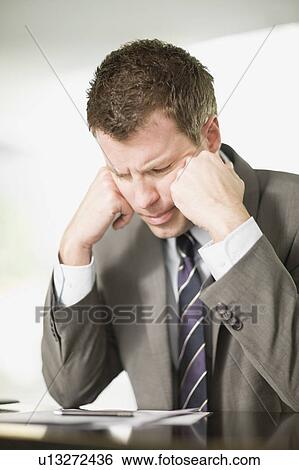 Business man in trouble View Large Photo Image Stock Photograph - Business man in trouble. Fotosearch