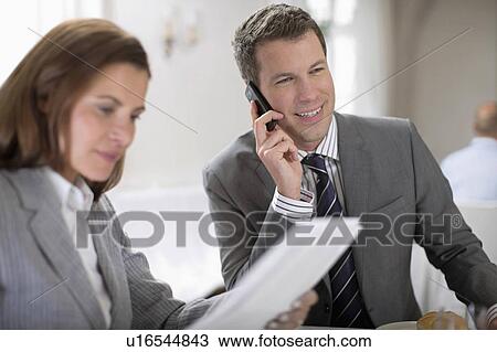 Stock Image - Business people. Fotosearch