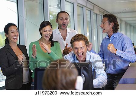 Business team closing a deal View Large Photo Image Stock Image - Business team closing a deal. Fotosearch