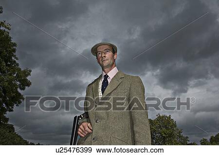 Country man with shot gun View Large Photo Image Stock Photo - Country man with shot gun. Fotosearch