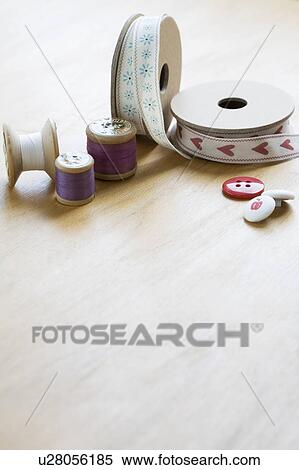 Stock Photography - Crafts and sewing materials. Fotosearch