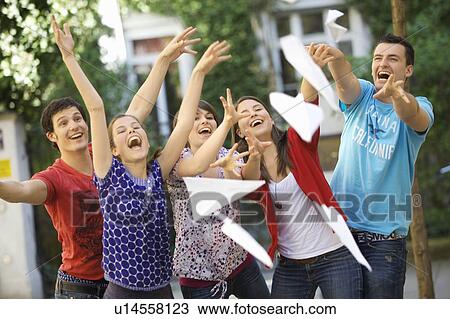 Energetic group of young people View Large Photo Image Stock Image - Energetic group of young people. Fotosearch