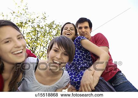 Energetic group of young people View Large Photo Image Stock Photo - Energetic group of young people. Fotosearch