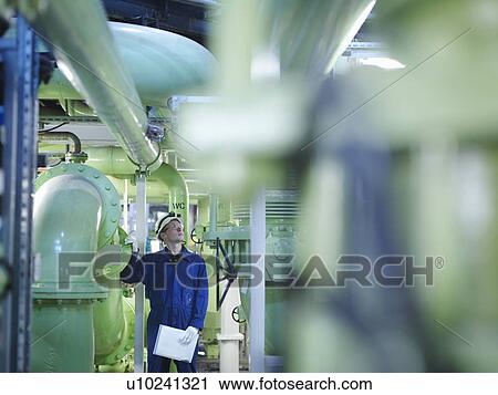 Engineer in Turbine Hall View Large Photo Image Stock Image - Engineer in Turbine Hall. Fotosearch