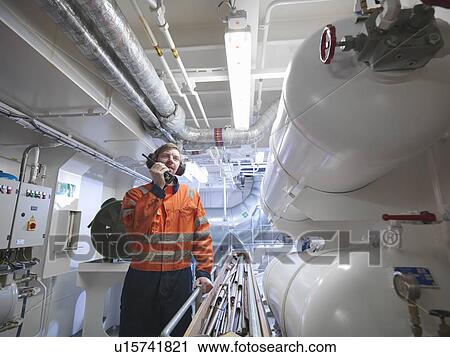 Engineer with Walkie Talkie View Large Photo Image Stock Image - Engineer with Walkie Talkie. Fotosearch