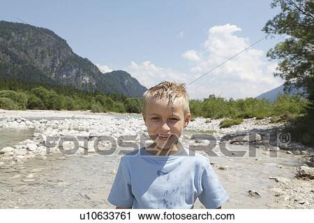 Free Time by the River in the Mountains View Large Photo Image Stock Image - Free Time by the River in the Mountains. Fotosearch
