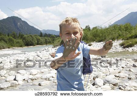 Free Time by the River in the Mountains View Large Photo Image Stock Image - Free Time by the River in the Mountains. Fotosearch