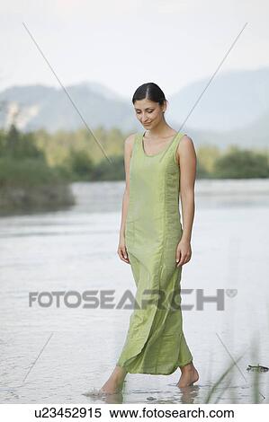 Free Time by the River in the Mountains View Large Photo Image Stock Photography - Free Time by the River in the Mountains. Fotosearch