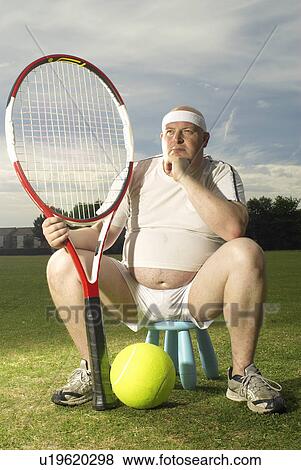 Large tennis player portrait View Large Photo Image Stock Photo - Large tennis player portrait. Fotosearch
