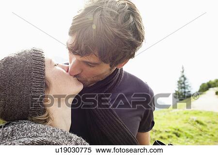 Man kissing woman View Large Photo Image Stock Photography - Man kissing woman. Fotosearch