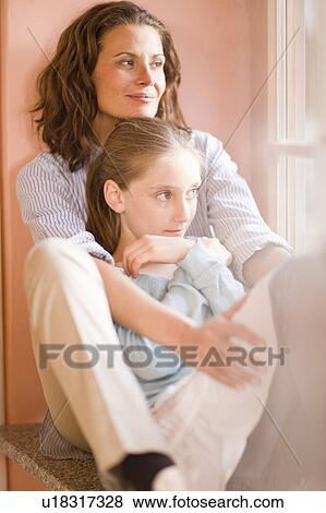 Mother and daughter View Large Photo Image Stock Photo - Mother and daughter. Fotosearch