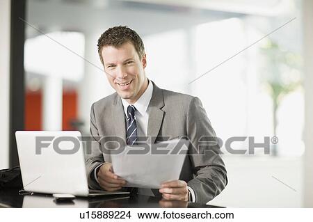 Portrait of a business man View Large Photo Image Picture - Portrait of a business man. Fotosearch